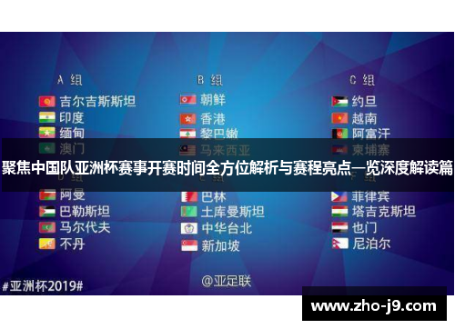 聚焦中国队亚洲杯赛事开赛时间全方位解析与赛程亮点一览深度解读篇